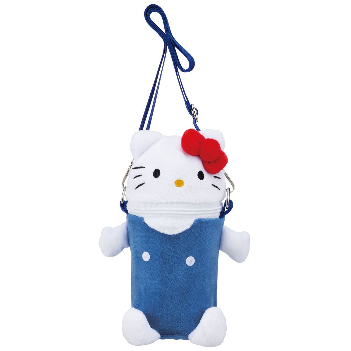 スケーター ダイカット ペットボトル ケース ホルダー ぬいぐるみ アルミ蒸着 キャラクター skater KNBH1 キティ ハローキティ キティちゃん サンリオ 女の子【保温 保冷 ペットボトルケース お出かけ 子供 かわいい】