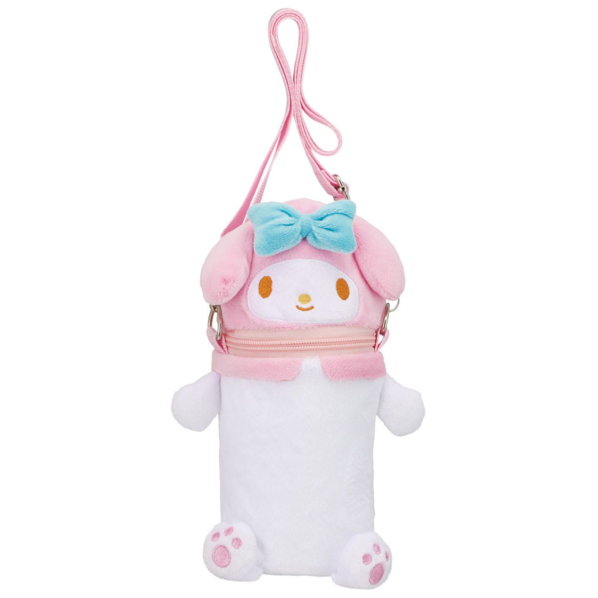 スケーター ダイカット ペットボトル ケース ホルダー ぬいぐるみ アルミ蒸着 キャラクター skater KNBH1 マイメロディ マイメロ サンリオ 女の子 女子【保温 保冷 ペットボトルケース お出かけ 子供 かわいい】