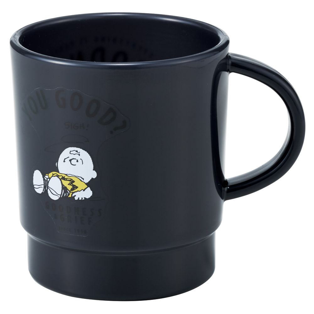 スタッキング コップ 重なるカップ 食事 飲料 マイカップ マイコップ キャラクター スケーター skater KP1 チャーリーブラウン SNOOPY PEANUTS GOODNESS 75th