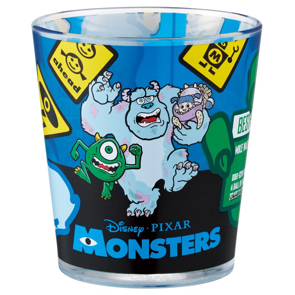 スケーター アクリル コップ 割れにくい 280ml プラスチック 子供 キッズ キャラクター skater KSA4J モンスターズ・インク サリー マイク【透明 クリア アクリルコップ 洗面所 タンブラー】
