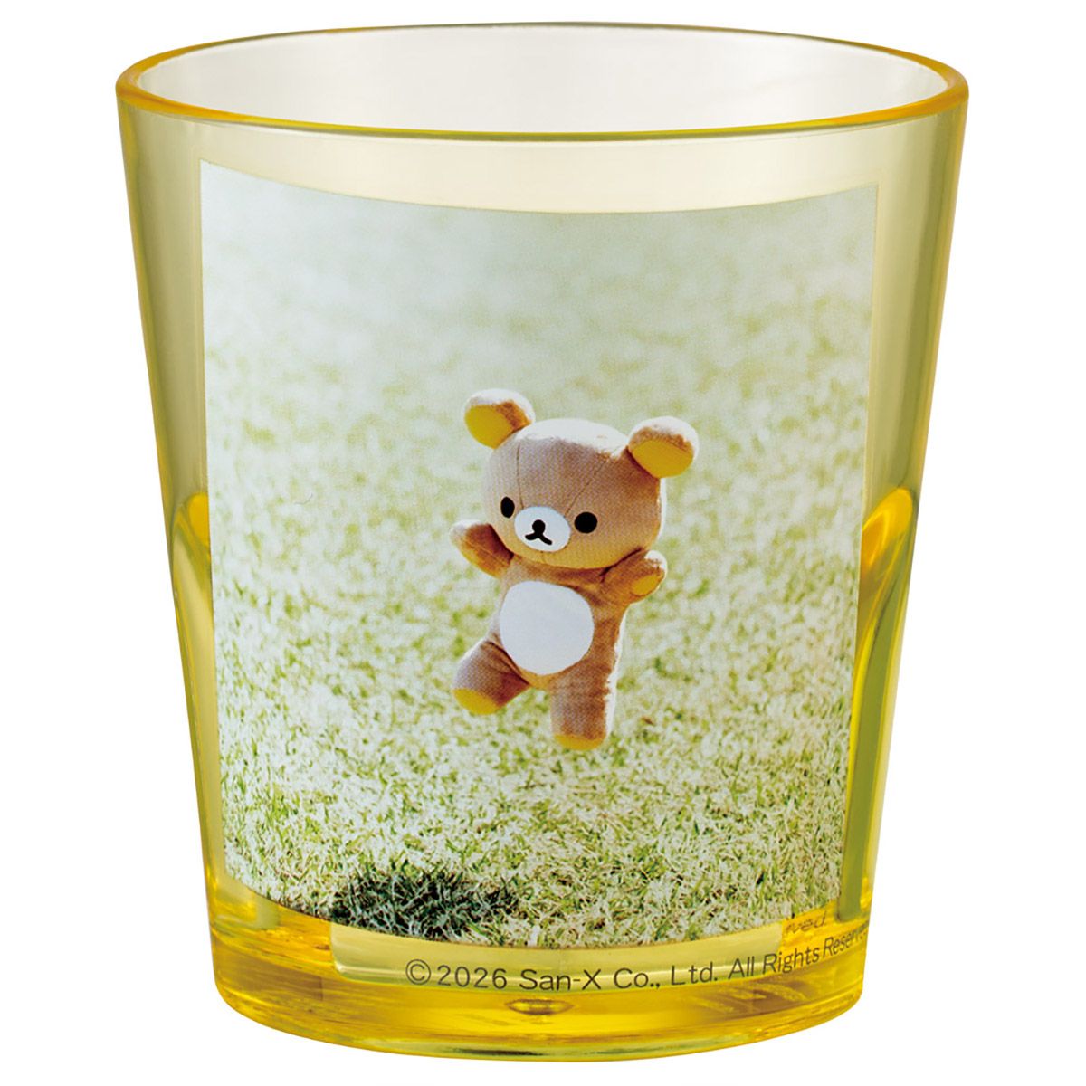 スケーター アクリル コップ 割れにくい 280ml プラスチック 子供 キッズ キャラクター skater KSA4J リラックマ フォトアート (A) Rilakkuma グッズ【透明 クリア アクリルコップ 洗面所 タンブラー】