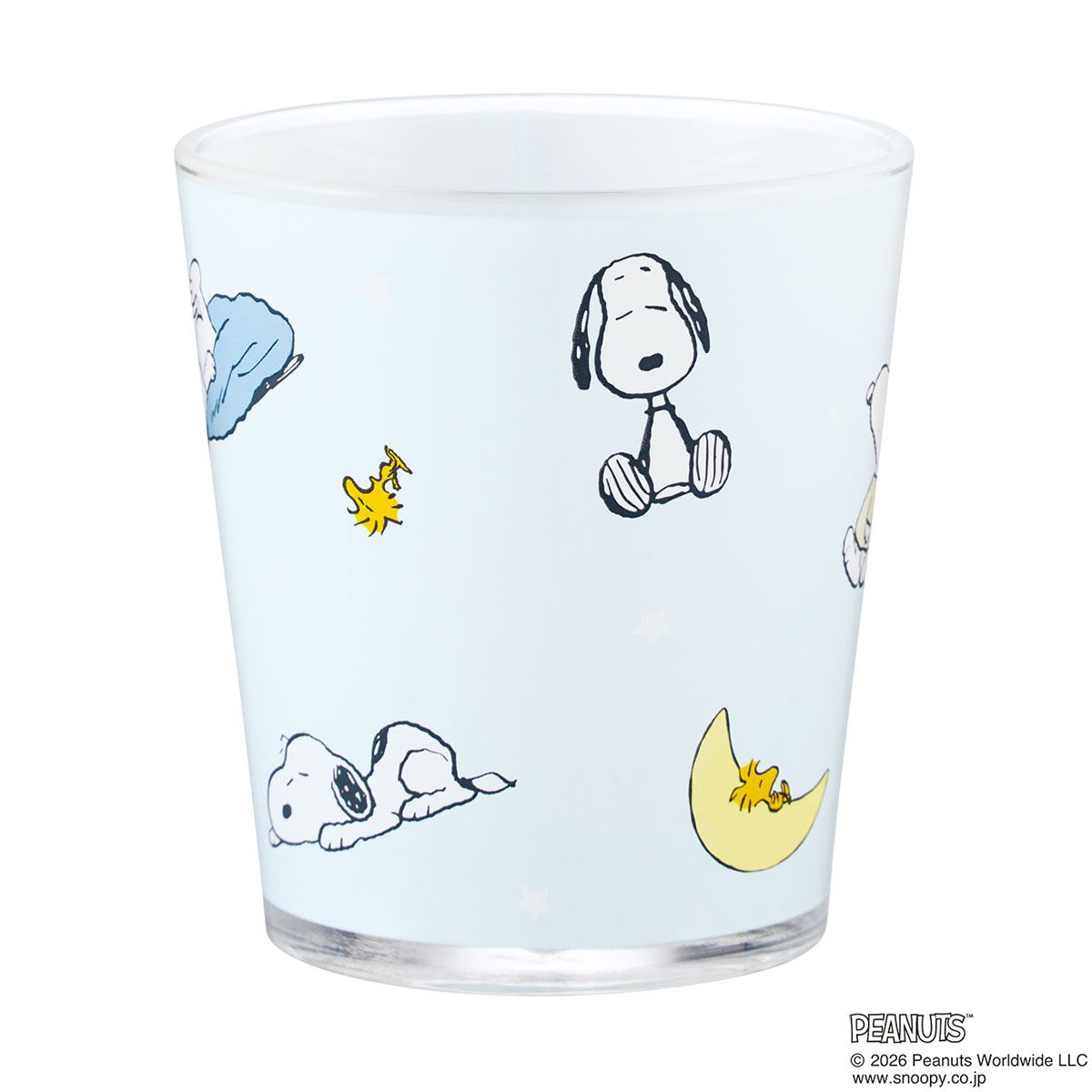 スケーター アクリル コップ 割れにくい 280ml プラスチック 子供 キッズ キャラクター skater KSA4J スヌーピー おやすみ SNOOPY ピーナッツ 女性【透明 クリア アクリルコップ 洗面所 タンブラー】