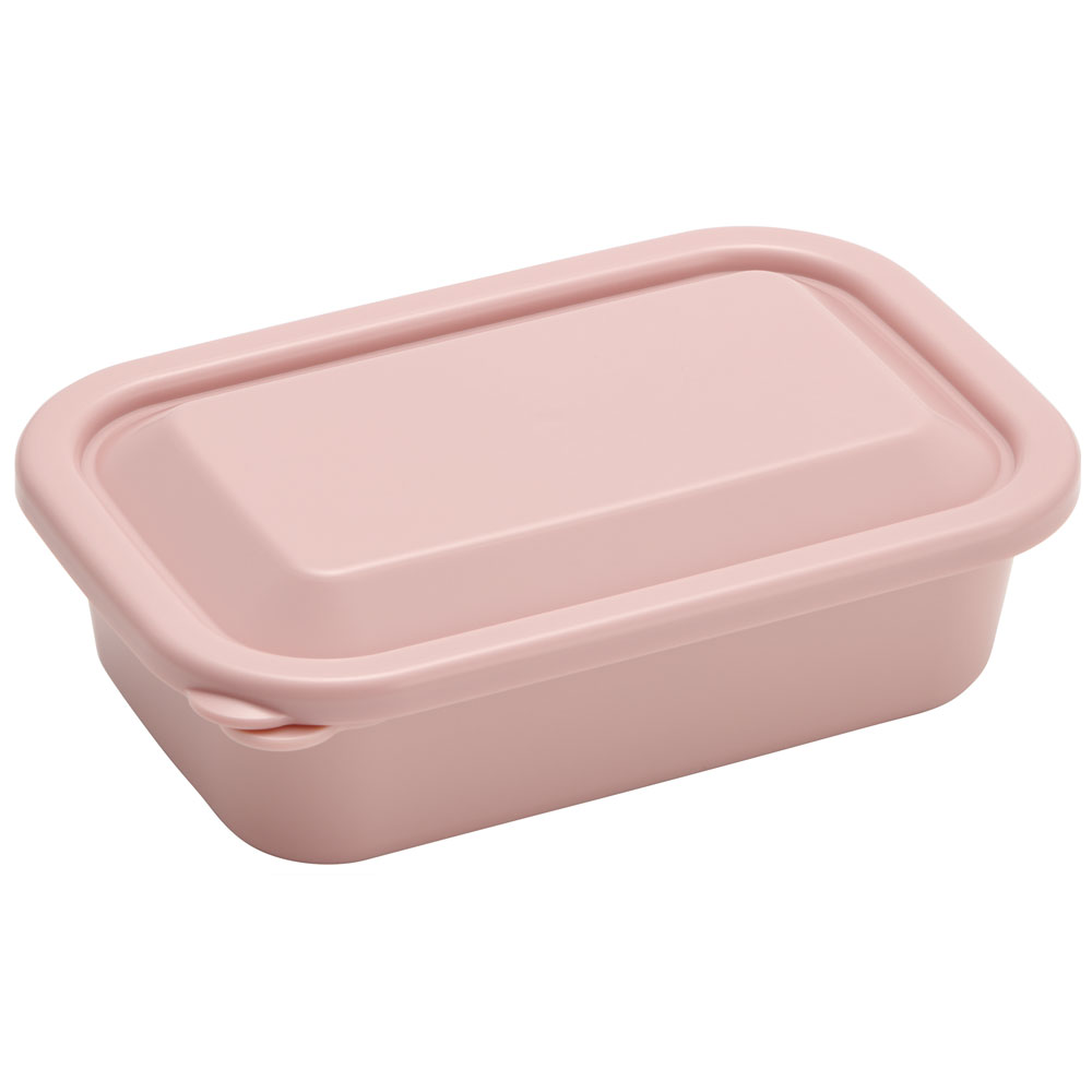 フード ランチ ケース S 580ml スモーク ピンク 弁当箱 ふわっと フタ LFP6 スケーター