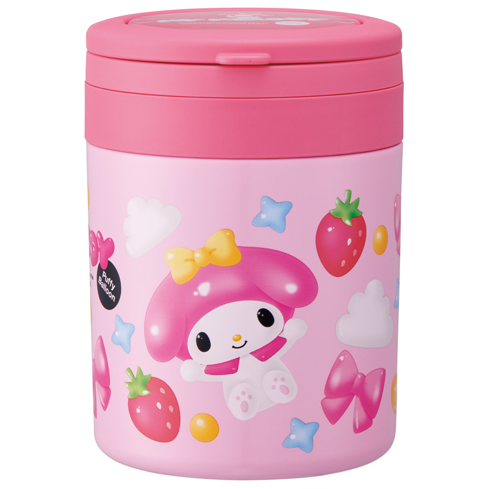 スケーター デリカポット 500ml 保温 保冷 スープジャー ハンドル付き 可愛い キャラクター skater LJFO5 マイメロディ マイメロ サンリオ 女の子 女子【フードジャー スープ 持ち運び お弁当 ステンレス】