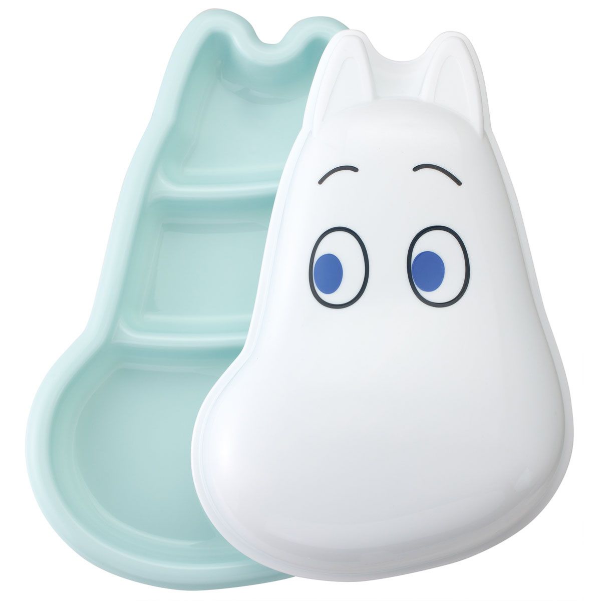 スケーター ランチプレート フタ付き 子供 おしゃれ すくいやすい 仕切り皿 キャラクター skater LUPD2 ムーミン Moomin 女性【ランチプレート仕切り 電子レンジ可 レンジ対応 軽い】