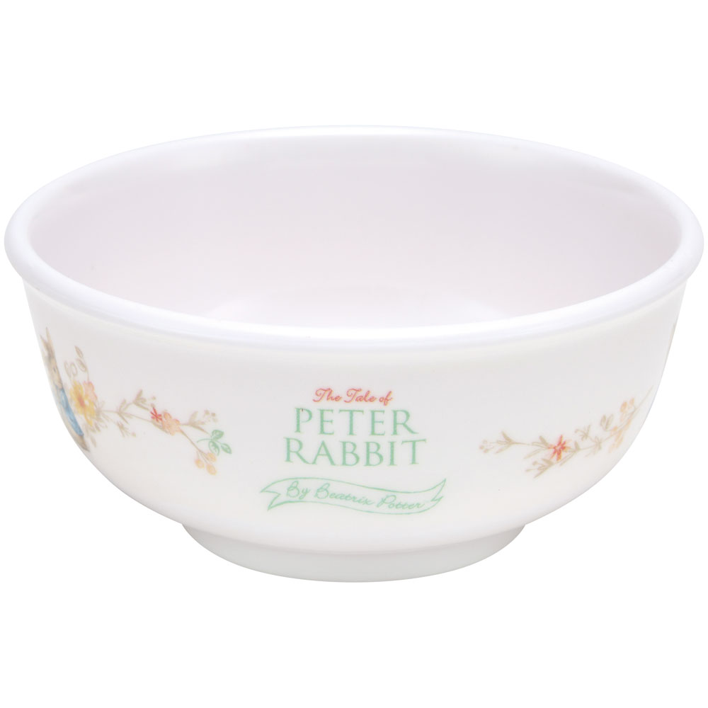 メラミン 茶わん 子供 食器 お椀 ボウル カップ 軽量 丈夫 メラミン食器 子ども食器 M320 スケーター ピーターラビット うさぎ 女子 女性 レディース【食洗機対応 キャラクター かわいい こども 子ども キッズ お茶碗】