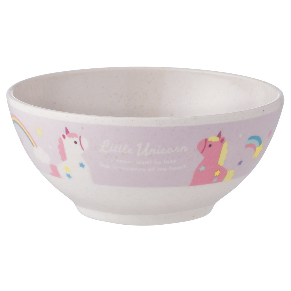 スケーター 茶碗 茶わん 210ml 食器 バンブー メラミン 食事 食洗機対応 子供 キッズ skater M32B リトルユニコーン ユニコーン柄 メルヘン 女の子 女子【お子様 こども 子ども 子ども用 可愛い】