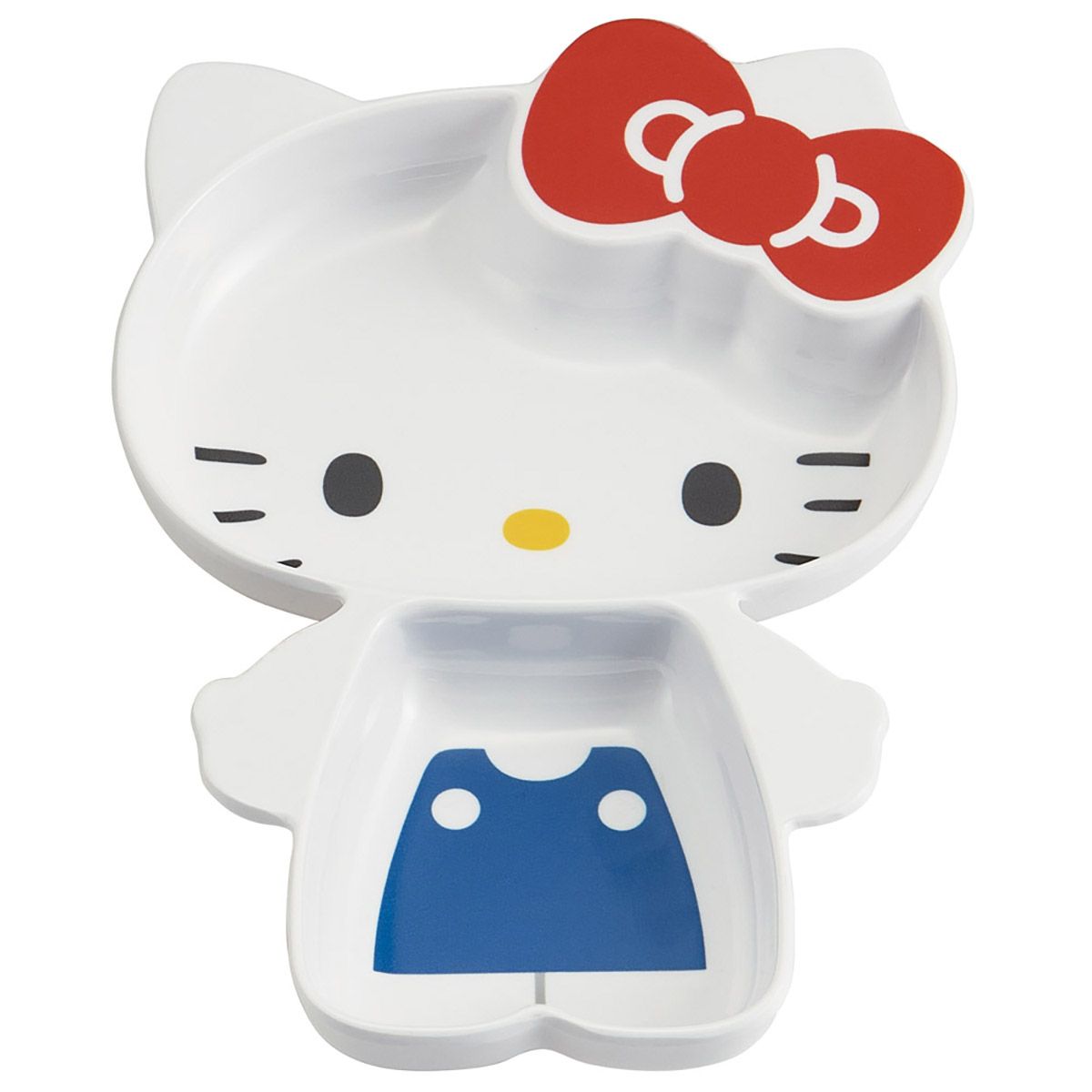 スケーター ランチプレート メラミン ダイカット 仕切り キャラクター 皿 食洗機対応 子供 かわいい skater M70D ハローキティ キティちゃん サンリオ【プレート 食器 お子様 キッズ 子ども 可愛い】