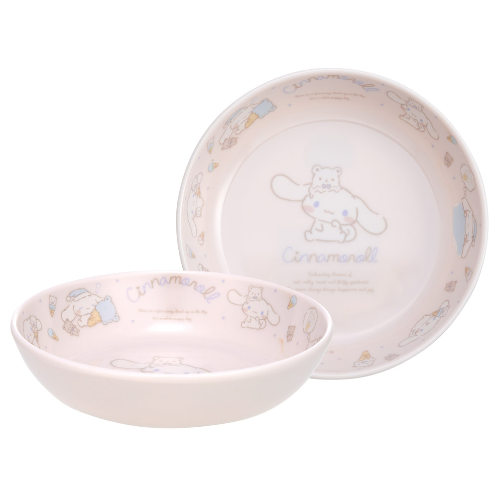 メラミン 小鉢 子供 食器 軽量 メラミン食器 子ども食器 skater MBL3P スケーター シナモロール ナチュラル シナモン サンリオ 女の子 女子【キャラクター かわいい こども 子ども キッズ プレート ボウル】