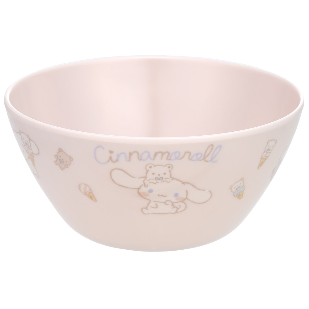 メラミン ボウル 子供 食器 お椀 茶わん カップ 軽量 メラミン食器 子ども食器 skater MBL4P スケーター シナモロール ナチュラル シナモン サンリオ 女の子【キャラクター かわいい こども 子ども キッズ お茶碗 ボール】