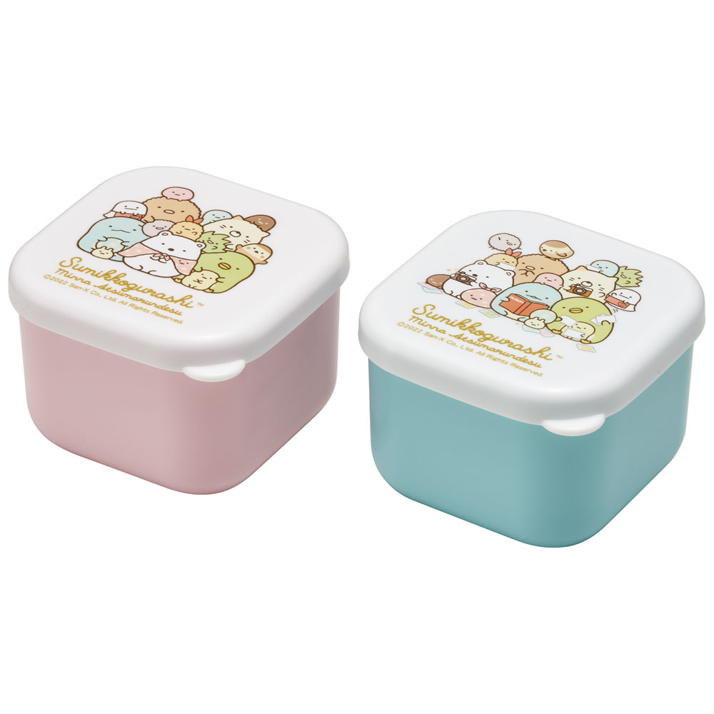 抗菌 ミニ シール ボックス 130ml 2個 セット 小物入れ 容器 ランチ MO1WAG スケーター すみっコぐらし すみっこ ぐらし 女の子 女子