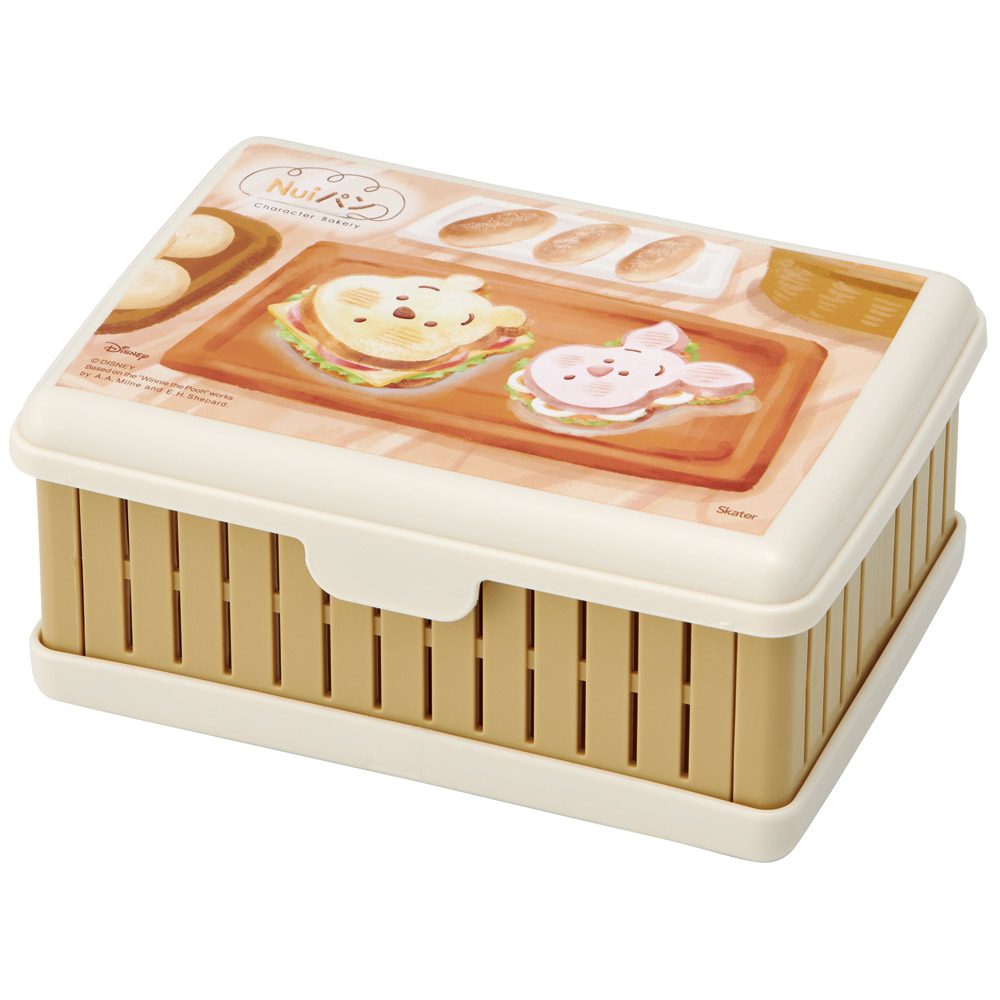 スケーター サンドイッチケース 折りたたみ 折り畳み 弁当箱 お弁当 日本製 サンドウィッチ skater OS1 Nuiパン ぬいパン ぬいぱん ヌイパン ディズニー【サンドイッチ ケース ランチ 1段 おしゃれ かわいい ピクニック】