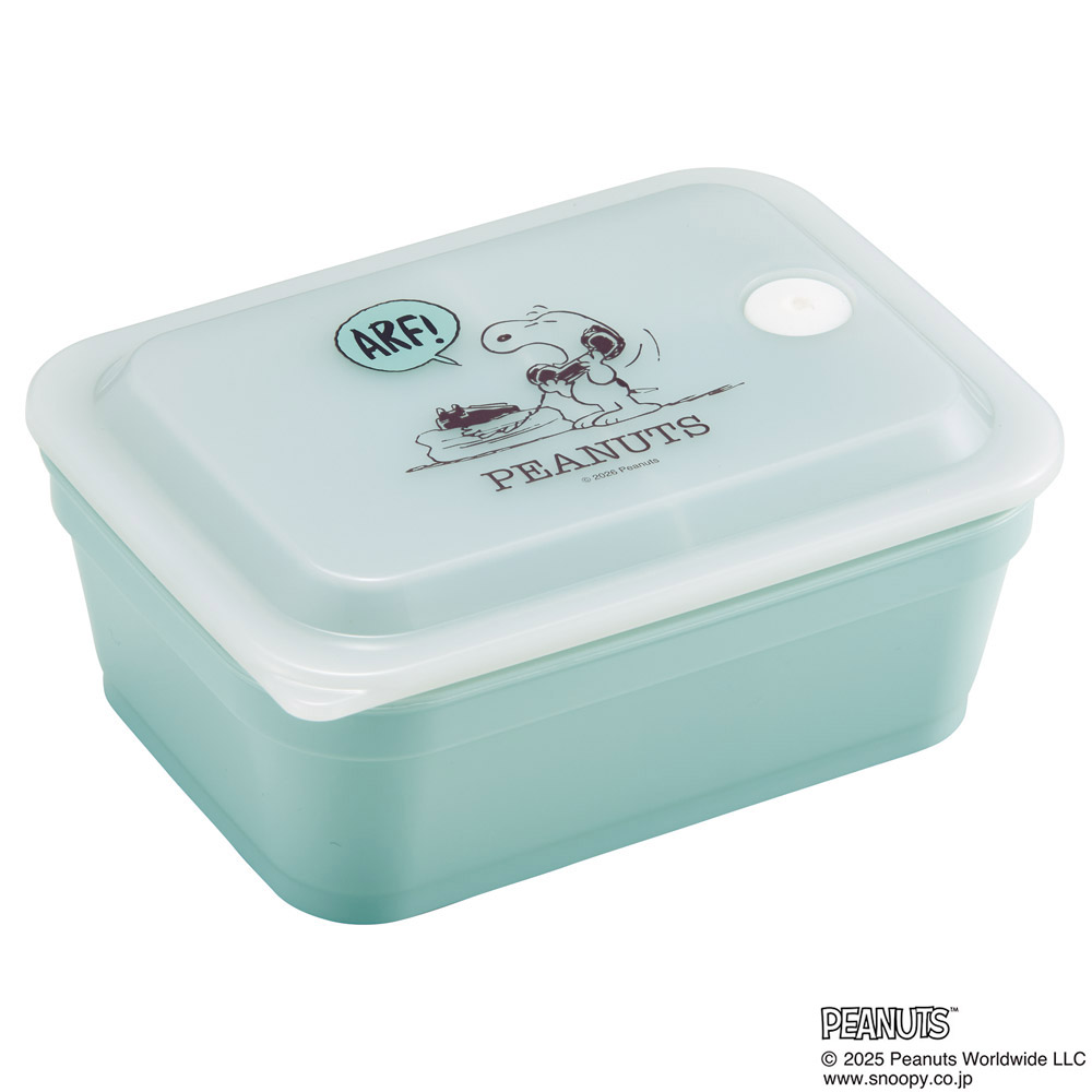 スケーター 抗菌 パッキン 一体型 ふわっと 保存容器 450ml おかず 作り置き 保存 レンジ skater PAS5AG スヌーピー スモーキーパステル SNOOPY ピーナッツ【食洗機対応 ふんわり フタ かわいい キャラクター】