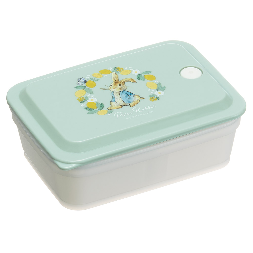 抗菌 パッキン 一体型 ふわっと 保存容器 600ml おかず 作り置き 保存 レンジ skater スケーター PAS6AG ピーターラビット うさぎ 女子 女性 レディース