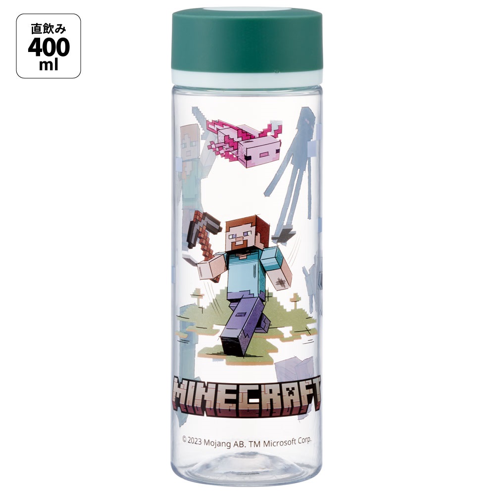 シンプルデザインブローボトル 400ml Minecraft Ex/PDC4_4973307663864