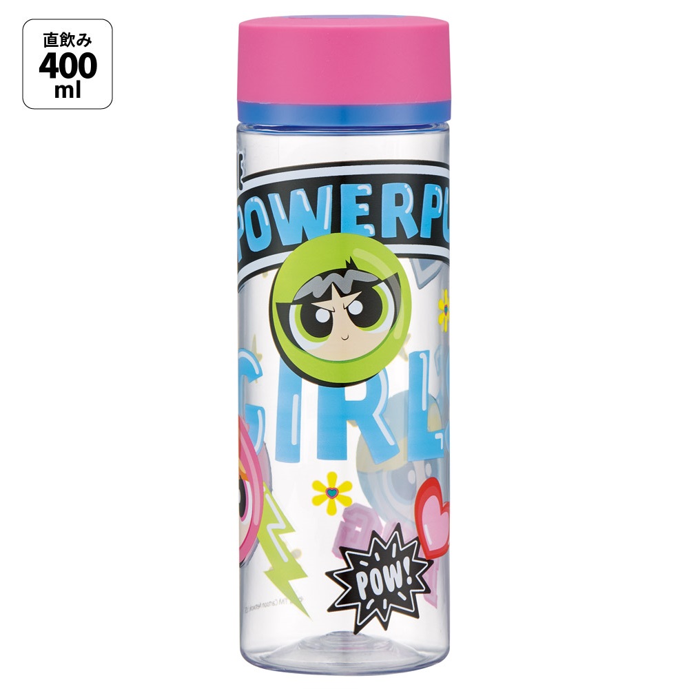 シンプルデザインブローボトル 400ml パワーパフガールズ/PDC4_4973307708794