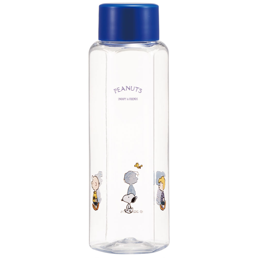 六角形 水筒 プラスチック 350ml ブロー ボトル 大人 キッズ 子供 直飲み 透明 スケーター skater PDH4 スヌーピー SNOOPY ピーナッツ 女性 レディース