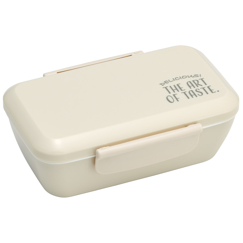 弁当箱 1段 530ml べんとう箱 お弁当箱 大人 食洗機対応 レンジ対応 抗菌 skater スケーター PFTY5AG ニュアンスカラー ベージュ