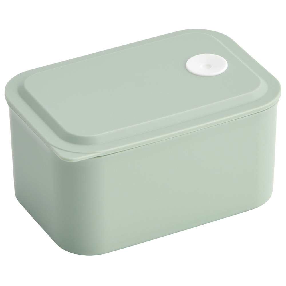 行楽 ランチ ケース S 320ml 1段 お弁当箱 弁当 ランチボックス バイオマス スケーター skater PL32B セピア カラー グリーン 緑 みどり