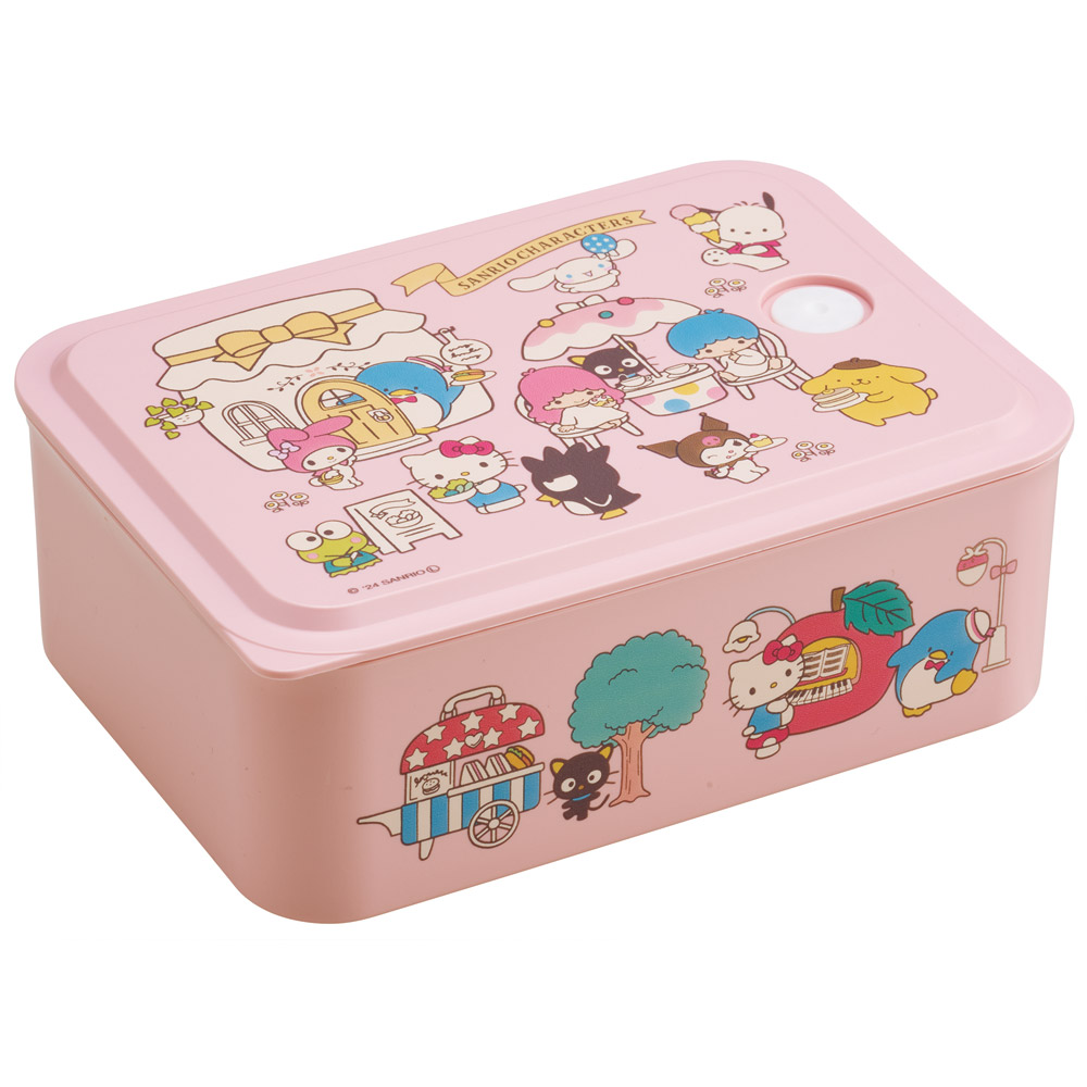 スケーター お弁当箱 700ml ランチ ケース M 1段 弁当 ランチボックス 行楽 バイオマス skater PL70B サンリオ キャラクター village キティ クロミ