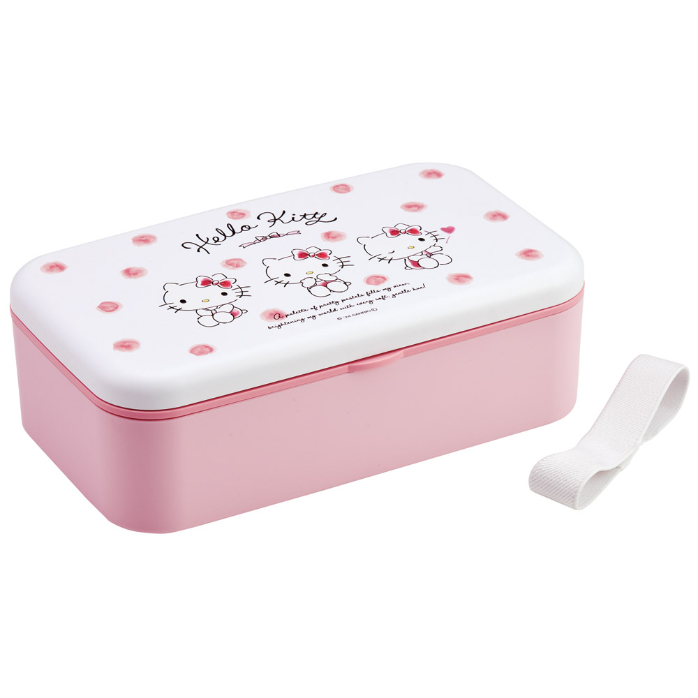 カトラリー付き 弁当箱 1000ml 1段 ランチボックス お弁当 スプーン フォーク スケーター skater PLB10SF キティ ハローキティ キティちゃん 女の子