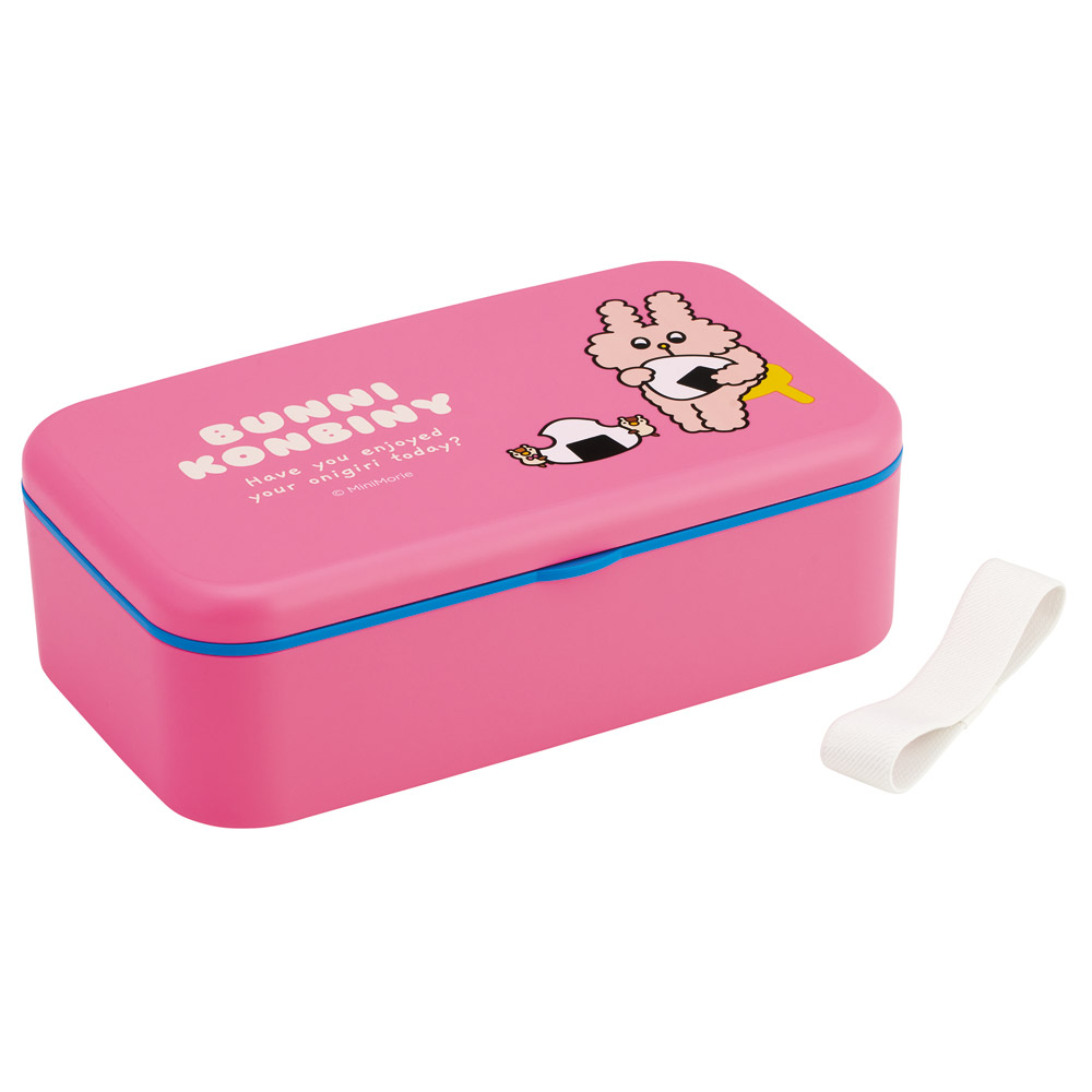 カトラリー付き 弁当箱 1000ml 1段 ランチボックス お弁当 スプーン フォーク スケーター skater PLB10SF バニーコンビニ BUNNI KONBINY うさぎ グッズ