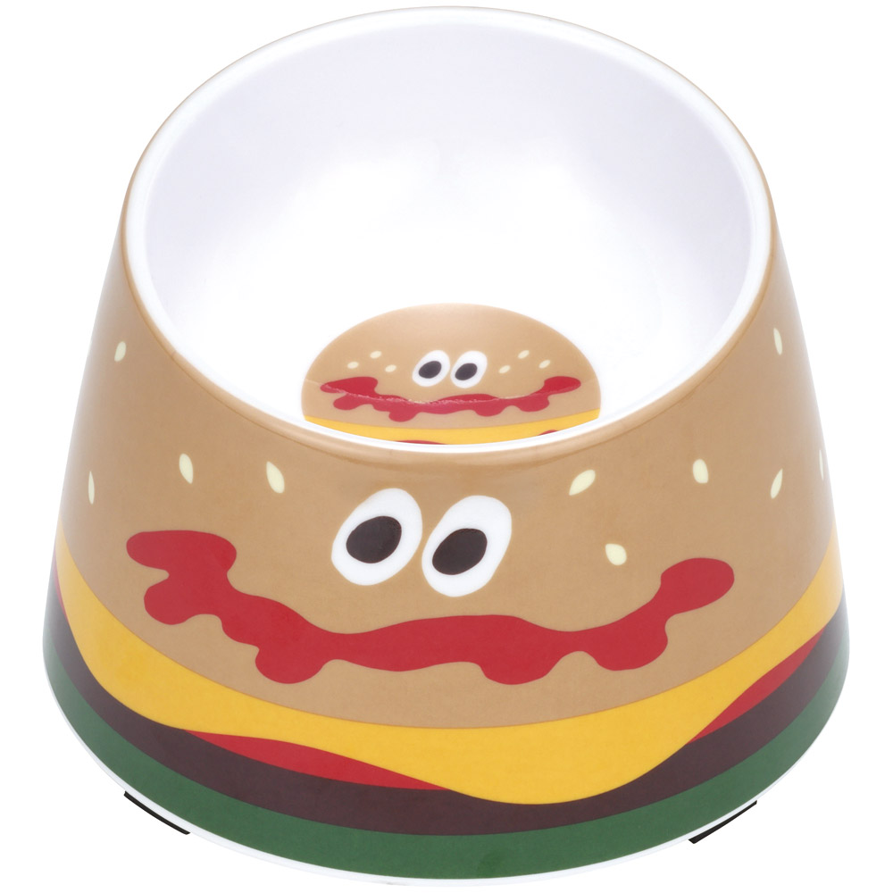 メラミン製 フード ボウル ペット 食器 エサ 犬 わんちゃん メラミン キャラクター スケーター skater PMFB1 バーガーコンクス BURGER CONX 男の子 女の子【いぬ 餌 エサ 皿 ワンちゃん】