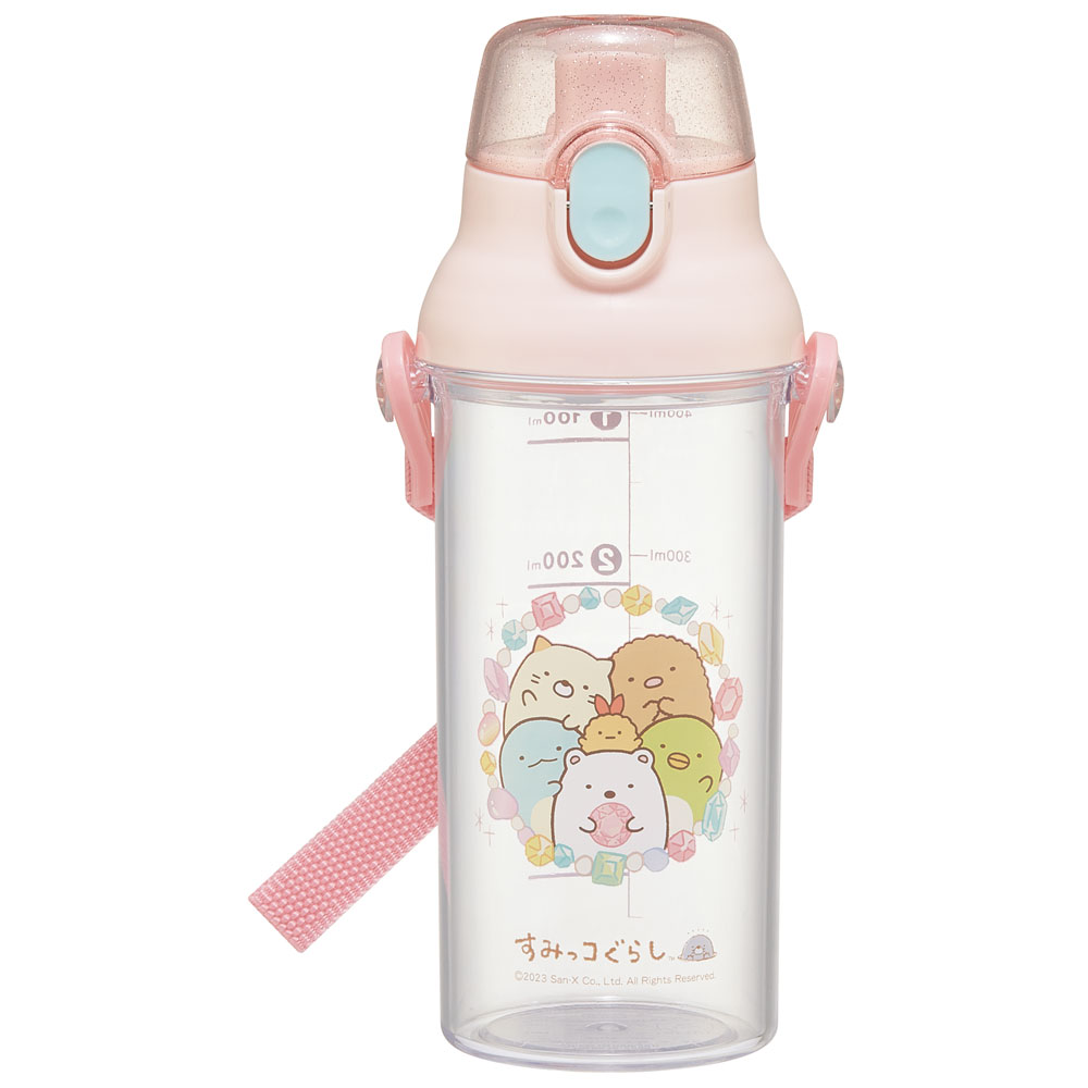 健康クリアマーカーボトル 480ml すみっコぐらし もぐらのおうち/PSB5TRC_4973307653193/スケーター