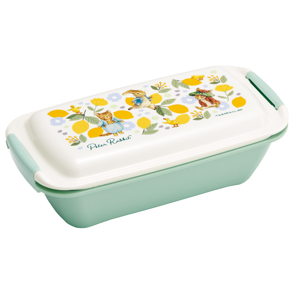 パッキンがはずしやすく洗いやすいお弁当箱 530ml ピーターラビット(シトロン)/PTLB6B_4973307708565