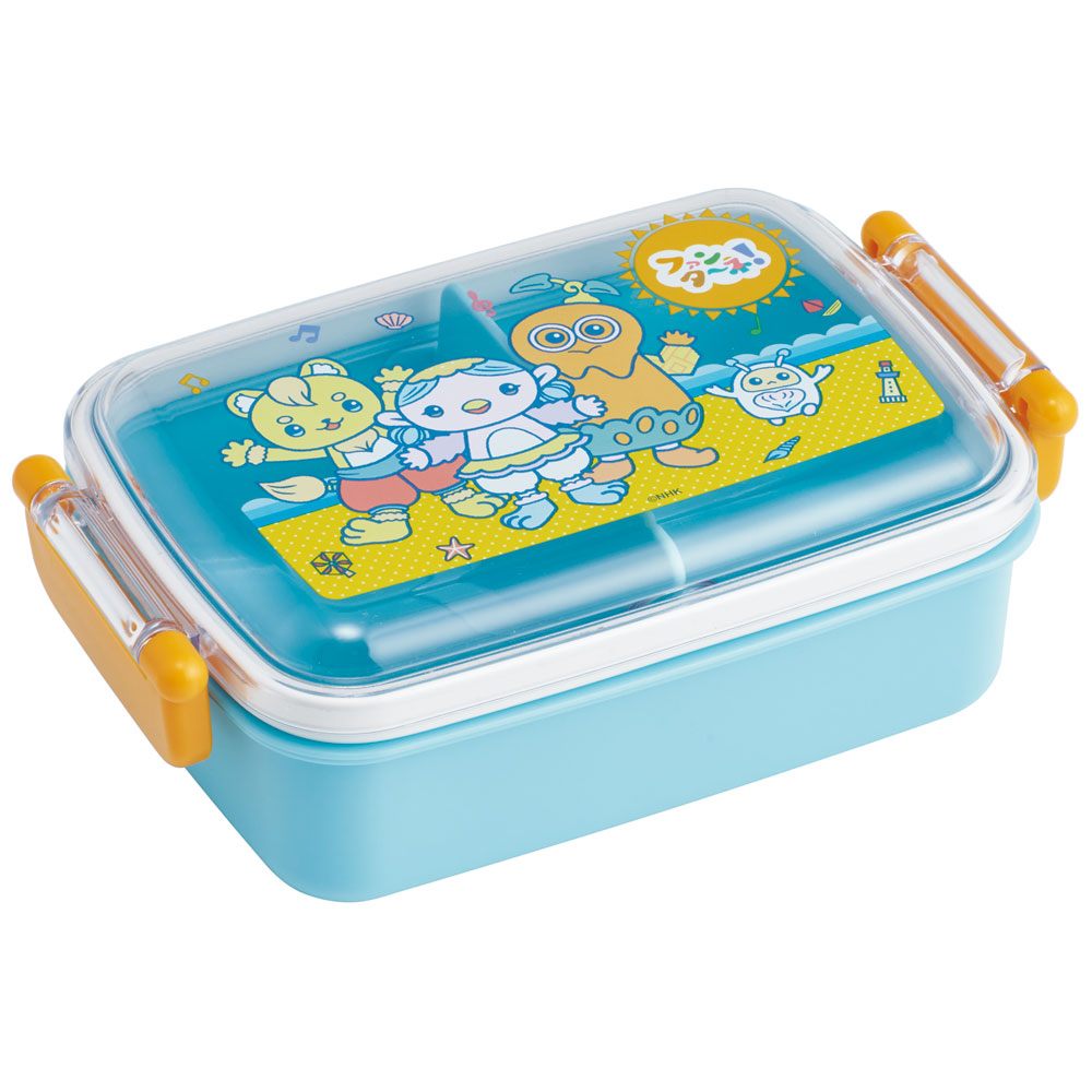 抗菌おかずがつぶれにくい ふわっとフタお弁当箱(角型) 1段/450ml ファンターネ!/RBF3ANAG_4973307620751