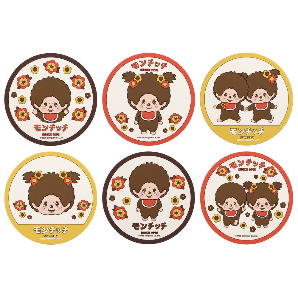 スケーター キャラクター ミステリーボックス ラバーコースター 全6
