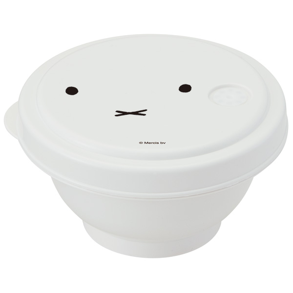 お茶碗型薄肉ごはん保存容器[Ｓサイズ]●ミッフィー●//電子レンジ ご飯 保存 温め ごはん 冷凍 冷蔵 キャラクター Miffy うさこちゃん うさぎ// スケーター