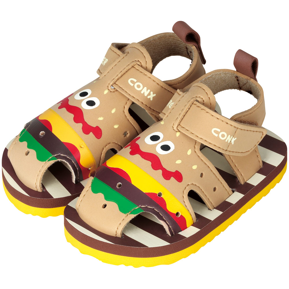 ベビーサンダル 13 赤ちゃん サンダル 13cm 水遊び キッズ 子供 シューズ スケーター SDBAN13 skater バーガーコンクス BURGER CONX 男の子 女の子【靴 かわいい ベビー用品 プレゼント ギフト 誕生日 夏 お出かけ】