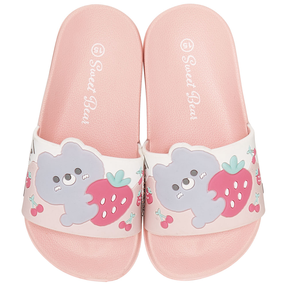 キッズ シャワー サンダル 15cm 15 子供 こども かわいい 夏 海 ビーチ スケーター skater SDSH15 Sweet Bear クマ くま 女の子 女子【プール 海水浴 子ども キャラクター】