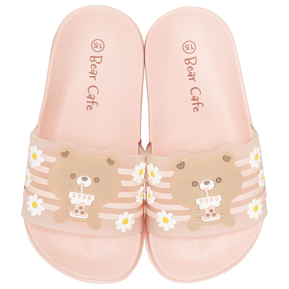キッズ シャワー サンダル 15cm 15 子供 こども かわいい 夏 海 ビーチ スケーター skater SDSH15 Bear Cafe クマ くま 女の子 女子【プール 海水浴 子ども キャラクター】