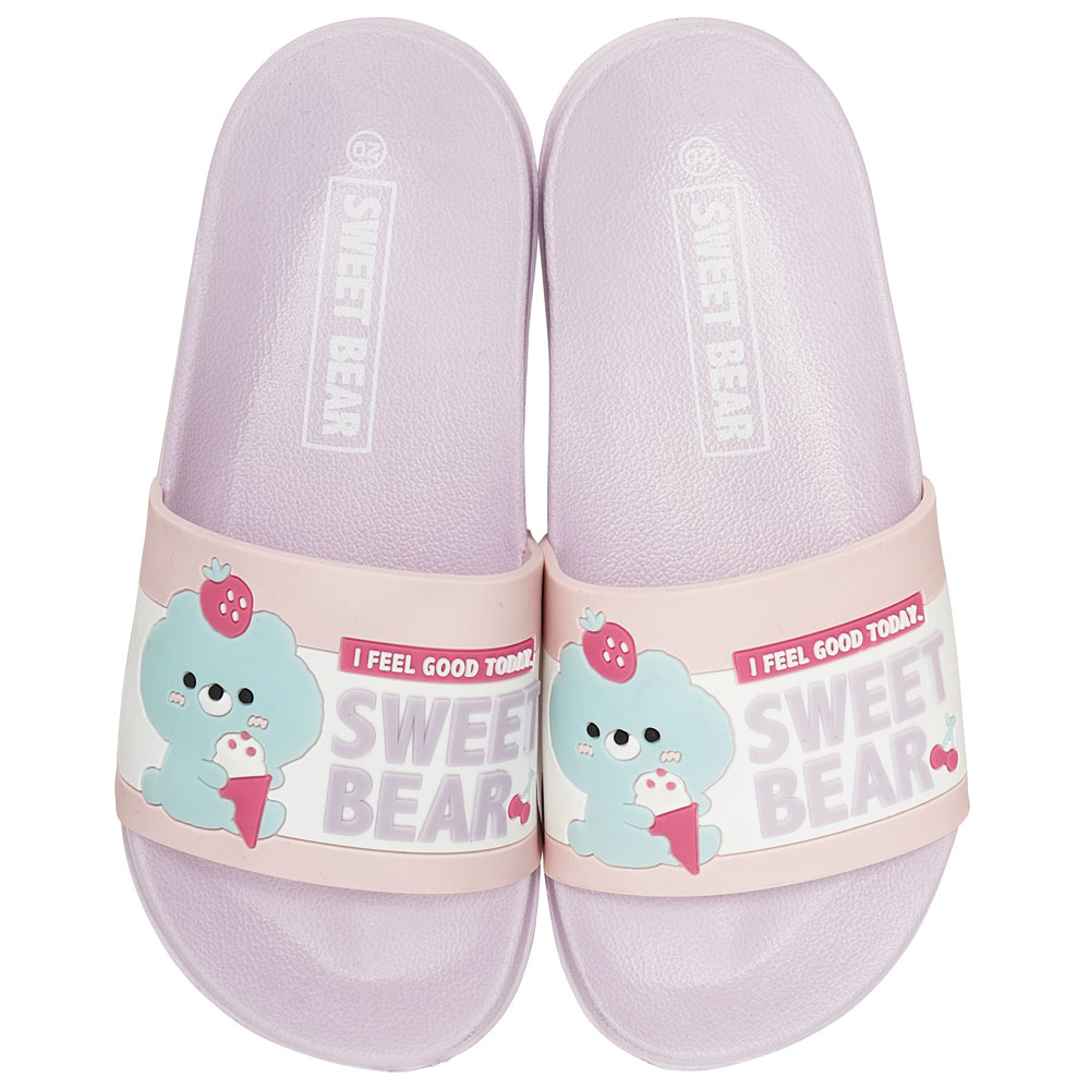 キッズ シャワー サンダル 20cm 20 子供 こども かわいい 夏 海 ビーチ スケーター skater SDSH20 Sweet Bear クマ くま 女の子 女子【プール 海水浴 子ども キャラクター】
