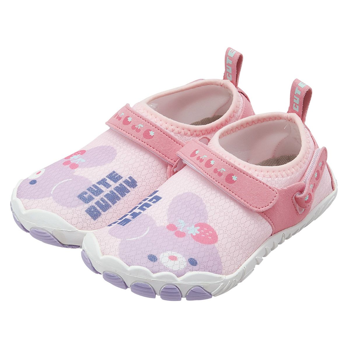 【送料無料】スケーター 子供用 アクアシューズ 18cm 水陸両用 キッズ 靴 マリン シューズ 水遊び 川 海 skater SHAQ18 CUTE BUNNY キュート バニー うさぎ かわいい【マリンシューズ 子供 アクア シューズ レジャー】
