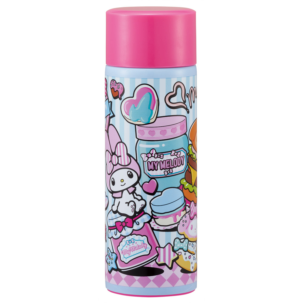 スケーター 水筒 ミニ サイズ 120ml ステンレスボトル キャラクター 子供 キッズ おしゃれ skater SMBC1B マイメロディ マイメロ サンリオ 女の子 女子【軽量 スリム 保冷 保温 シンプル ギフト プレゼント 母の日 誕生日】