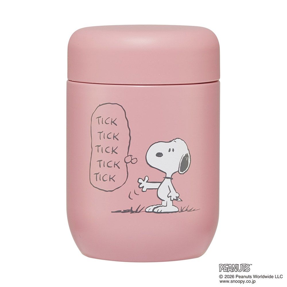 スケーター 水筒 ステンレス マグ ボトル 180ml 保温 保冷 コロンとした かわいい フォルム skater SMGD3 ピンク スヌーピー スモーキーパステル【ポケットサイズ 丸み おしゃれ マグボトル 子供 大人】