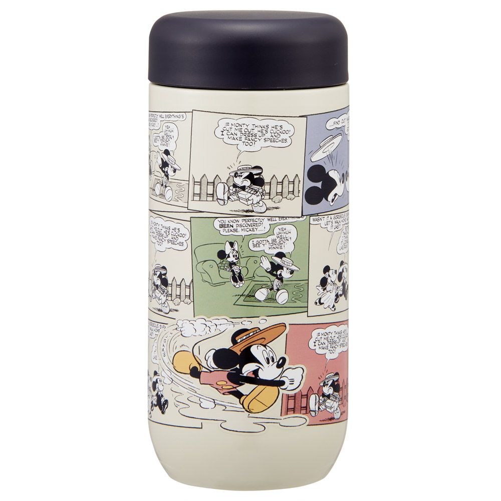 スケーター 水筒 ステンレス マグ ボトル 330ml 保温 保冷 コロンとした かわいい フォルム skater SMGD4 ミッキーマウス ミッキー Mickey コミック【丸み おしゃれ マグボトル 子供 大人】
