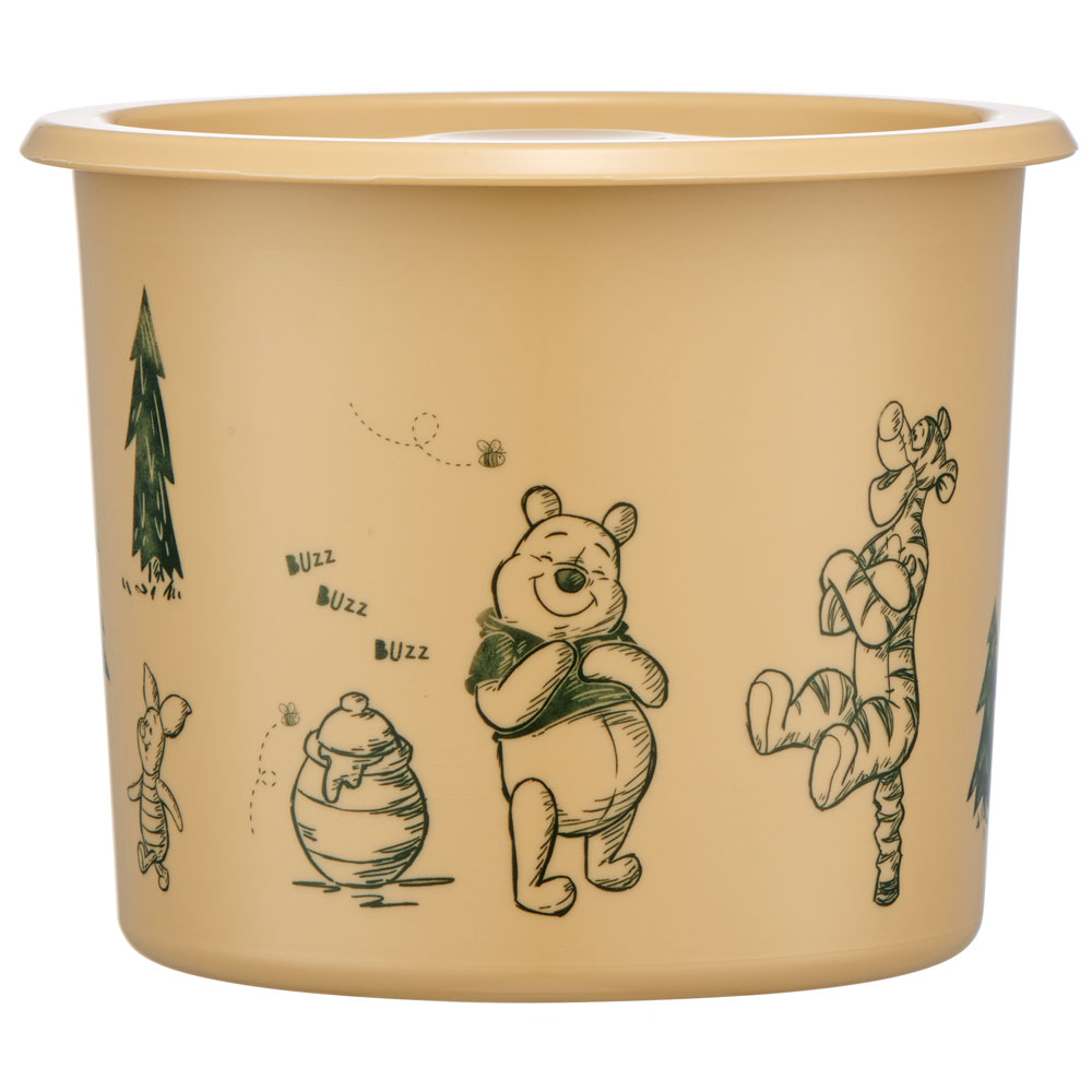 ワンタッチ 密閉 保存容器 M 800ml プラスチック 日本製 蓋付き 食品保存 軽い skater スケーター SOT8 くまのプーさん プーさん Pooh 女性 レディース