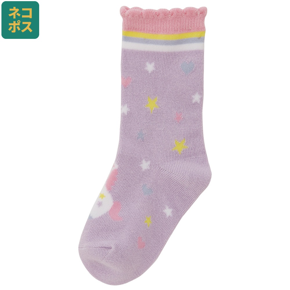 【メール便対象品】 靴下 キッズ 子供用靴下 ソックス 14～16cm くつ下 こども 1足 スケーター skater SOX2 リトルユニコーン ユニコーン柄 メルヘン 女の子 女子【子ども プレゼント 子供用 かわいい くつした】