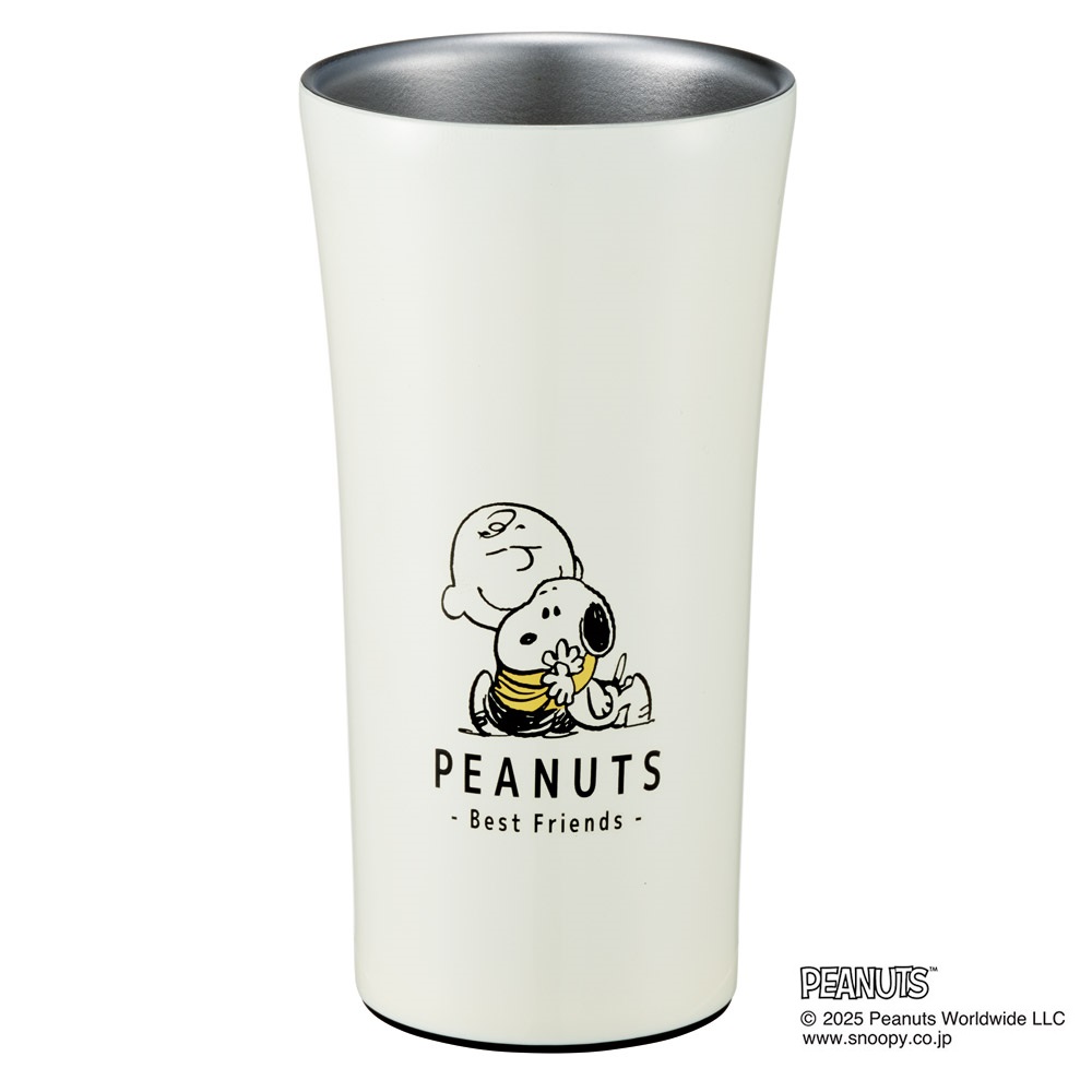 スケーター タンブラー ステンレス 300ml 真空断熱タンブラー 保温 保冷 skater おしゃれ かわいい STB3N スヌーピー バッジ SNOOPY ピーナッツ【キャラクター 真空2層 お誕生日 プレゼント 子供 キッズ コップ】