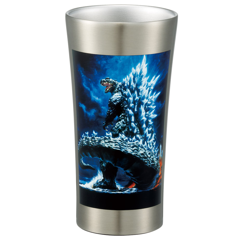 タンブラー おしゃれ 保温 保冷 ステンレスタンブラー 400ml キャラクター グッズ skater スケーター STB4N ゴジラ 2004 Godzilla グッズ