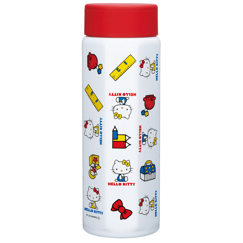 スケーター 水筒 500ml ステンレス 保冷 保温 直飲み 八角形 マグボトル 大人 キャラクター skater STO5 キティ ハローキティ キティちゃん サンリオ 女の子【ステンレスボトル マグ ボトル 500 子供 かわいい】