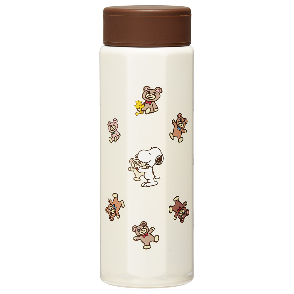 スケーター 水筒 500ml ステンレス 保冷 保温 直飲み 八角形 マグボトル 大人 キャラクター skater STO5 スヌーピー SNOOPY and BEAR ピーナッツ 女性