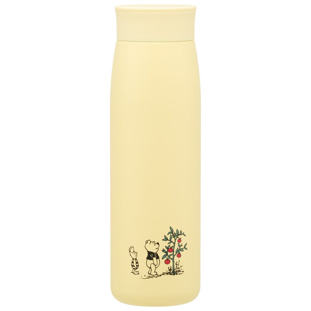 スケーター シームレス マグ ボトル 500ml ステンレス 水筒 保温 保冷 直飲み skater STPI5 くまのプーさん プーさん Pooh 女性 レディース【保冷保温 ステンボトル ステンレスボトル パッキン一体型】