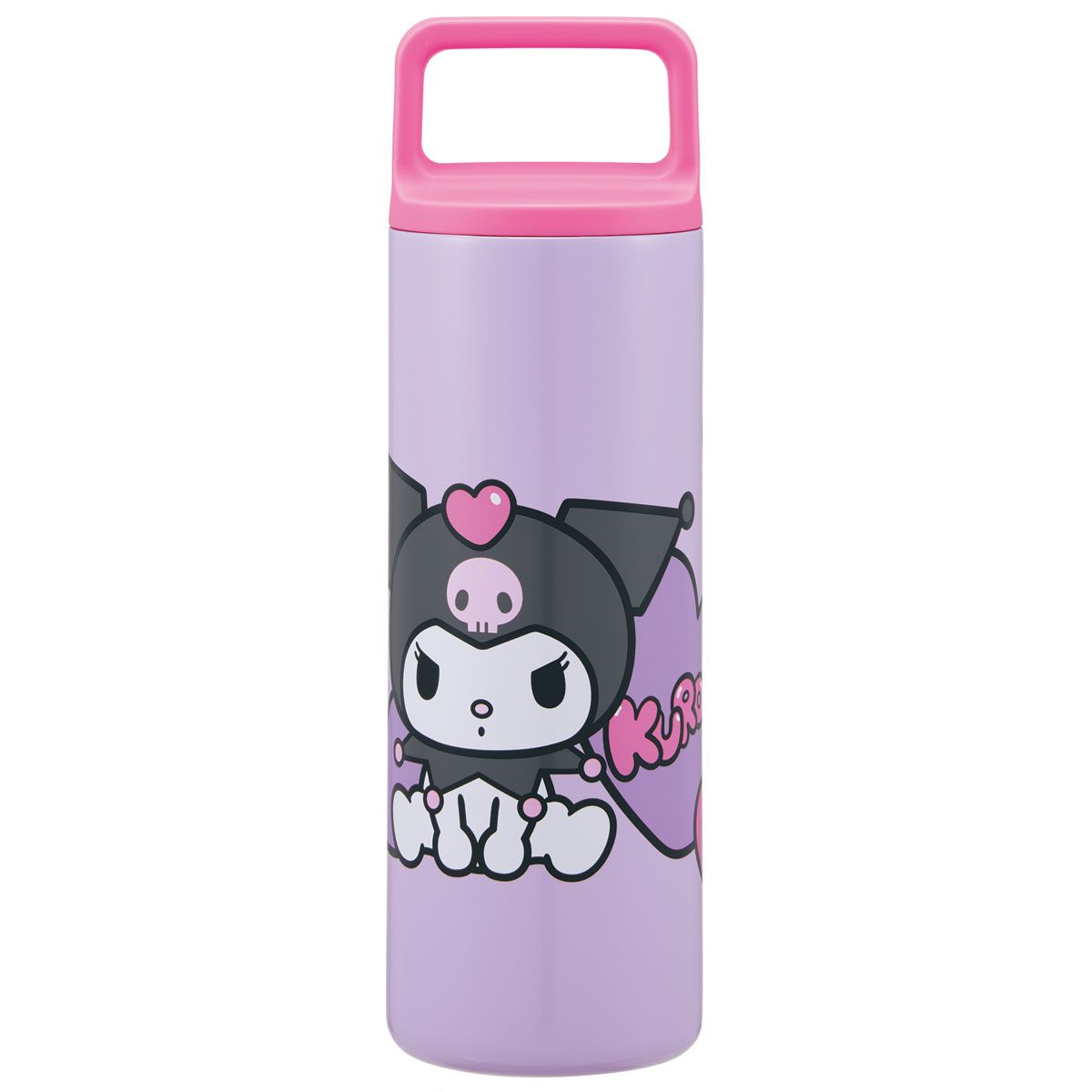 スケーター スクエアハンドル付 ステンレス マグボトル 水筒 450ml 保温 保冷 直飲み skater STSQH5 クロミ クロミちゃん サンリオ 女の子 女子【保冷保温 マイボトル おしゃれ かわいい マグ ボトル】