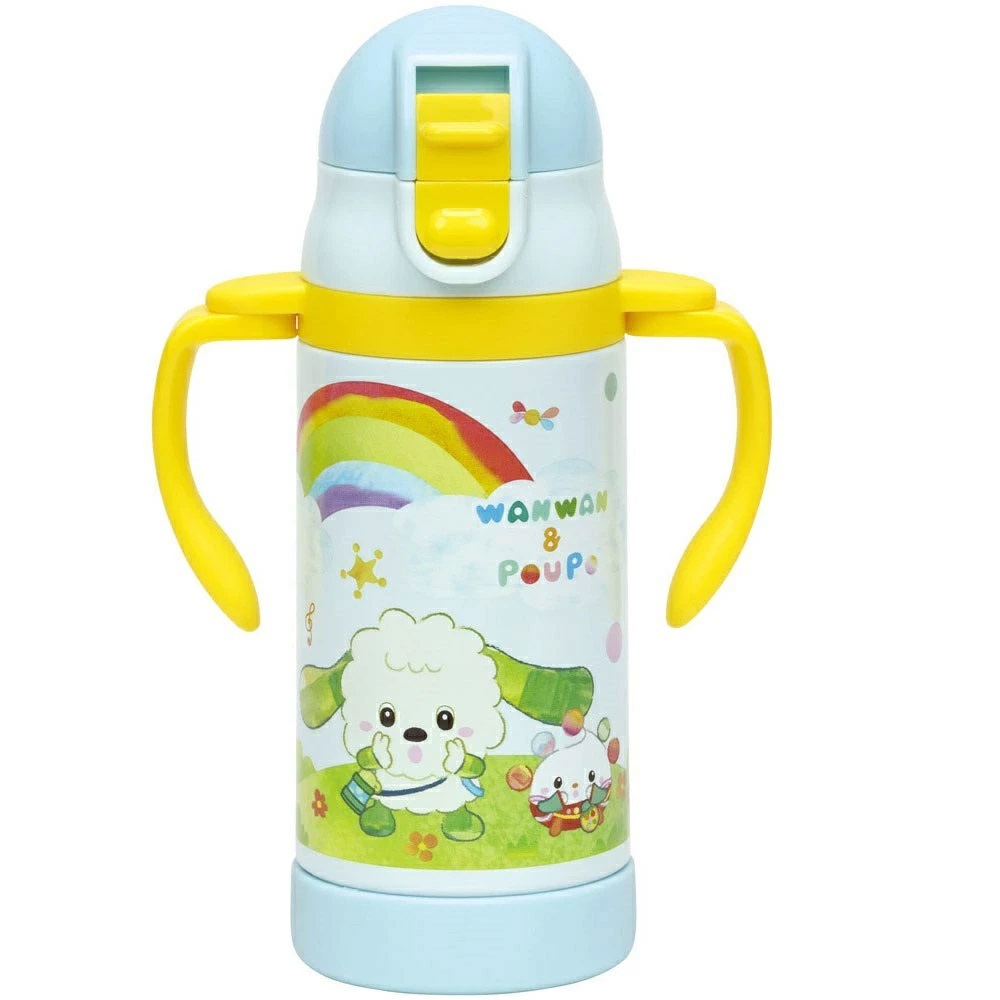 【送料無料】保冷 ステンレス ストローマグ 350ml ベビーマグ ベビー 水筒 赤ちゃん マグ skater スケーター STWM3N いないいないばあっ! 25年 いないばぁ 男の子 女の子【トレーニングマグ 子供 ワンプッシュ かわいい ギフト】