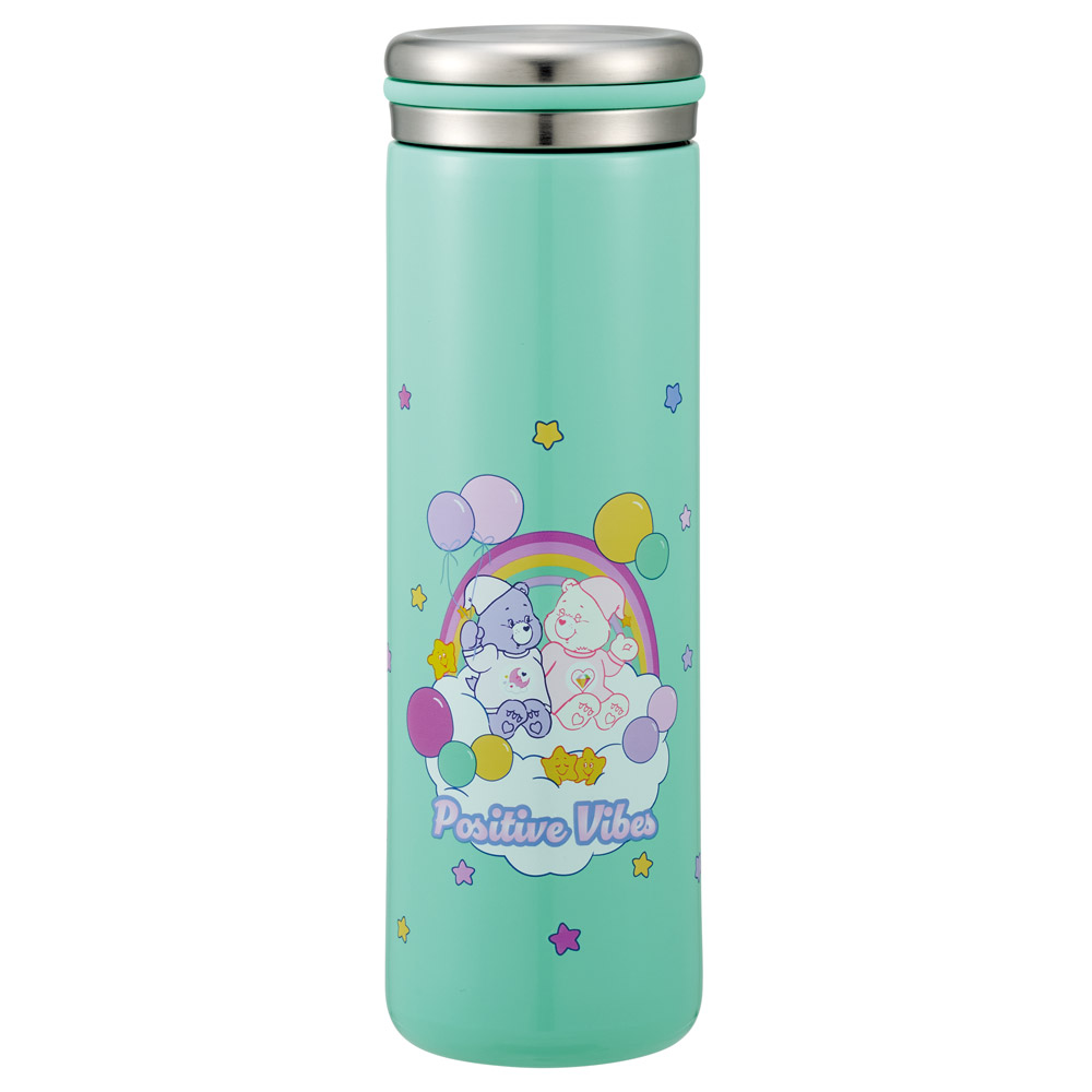 ステンレス マグ ボトル 水筒 450ml 保温 保冷 真空二重構造 直飲み おしゃれ スケーター skater STX5 Care Bears ケアベア くま カラフル キャラクター